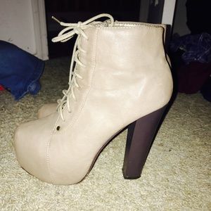 Platform booties